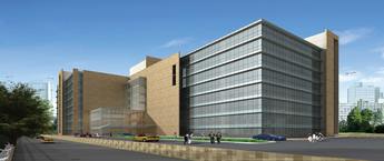 Radius Tech Park Advertising Agency, Standee Branding in IT Park Food Court, Office Lobby